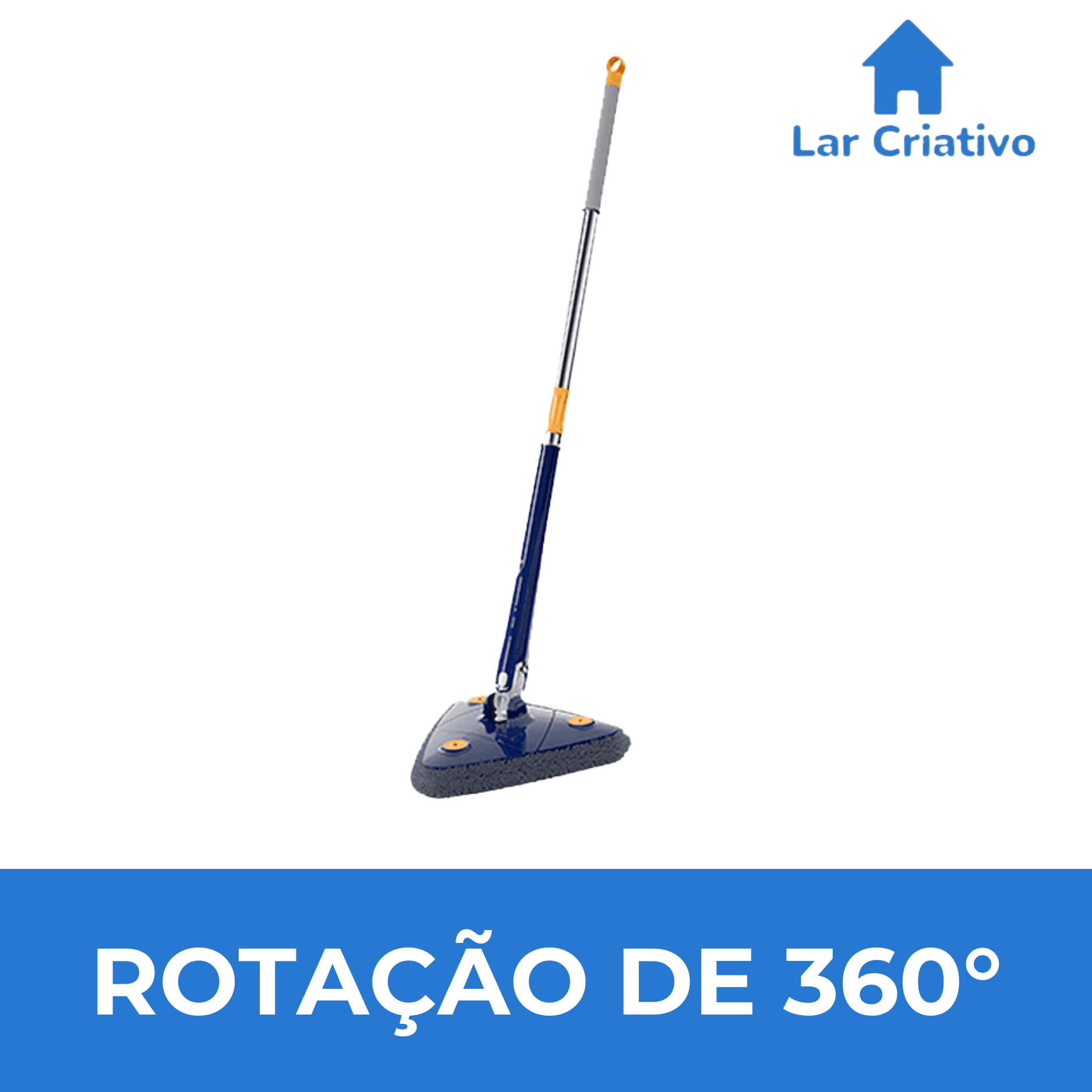 Esfregão De Limpeza Triangular TriClean® 360°