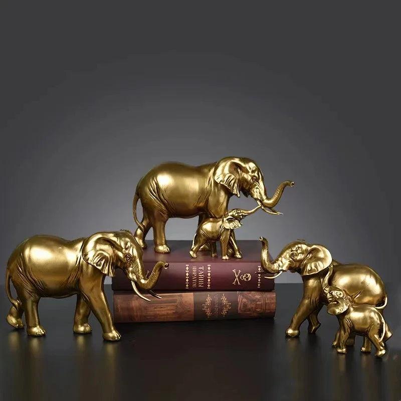 Escultura de Elefante Decoração de Mesa