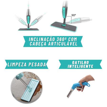 Mop Spray Ultra Prático | Lar Criativo Oferta Relâmpago ⚡