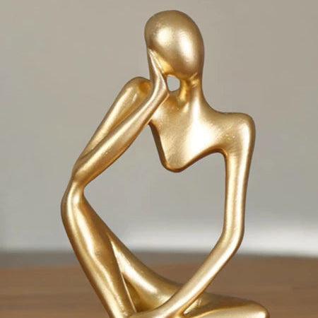 Kit Trio Estatueta Decorativa Reflexão Contemporânea