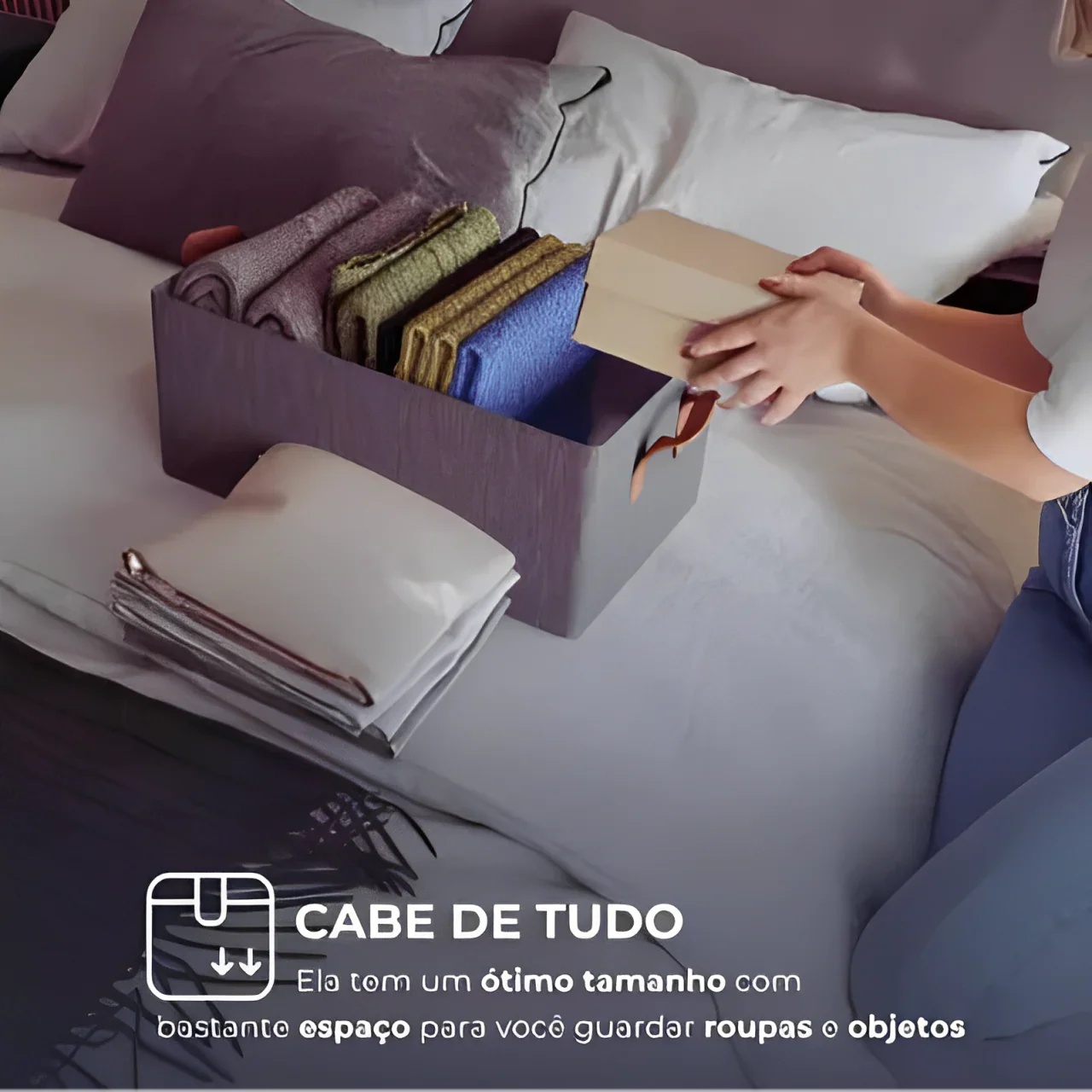 KIT COM 2 Organizador de Roupas Lar Criativo - LEVE 3 ORGANIZADORES PAGUE APENAS 2 SOMENTE HOJE