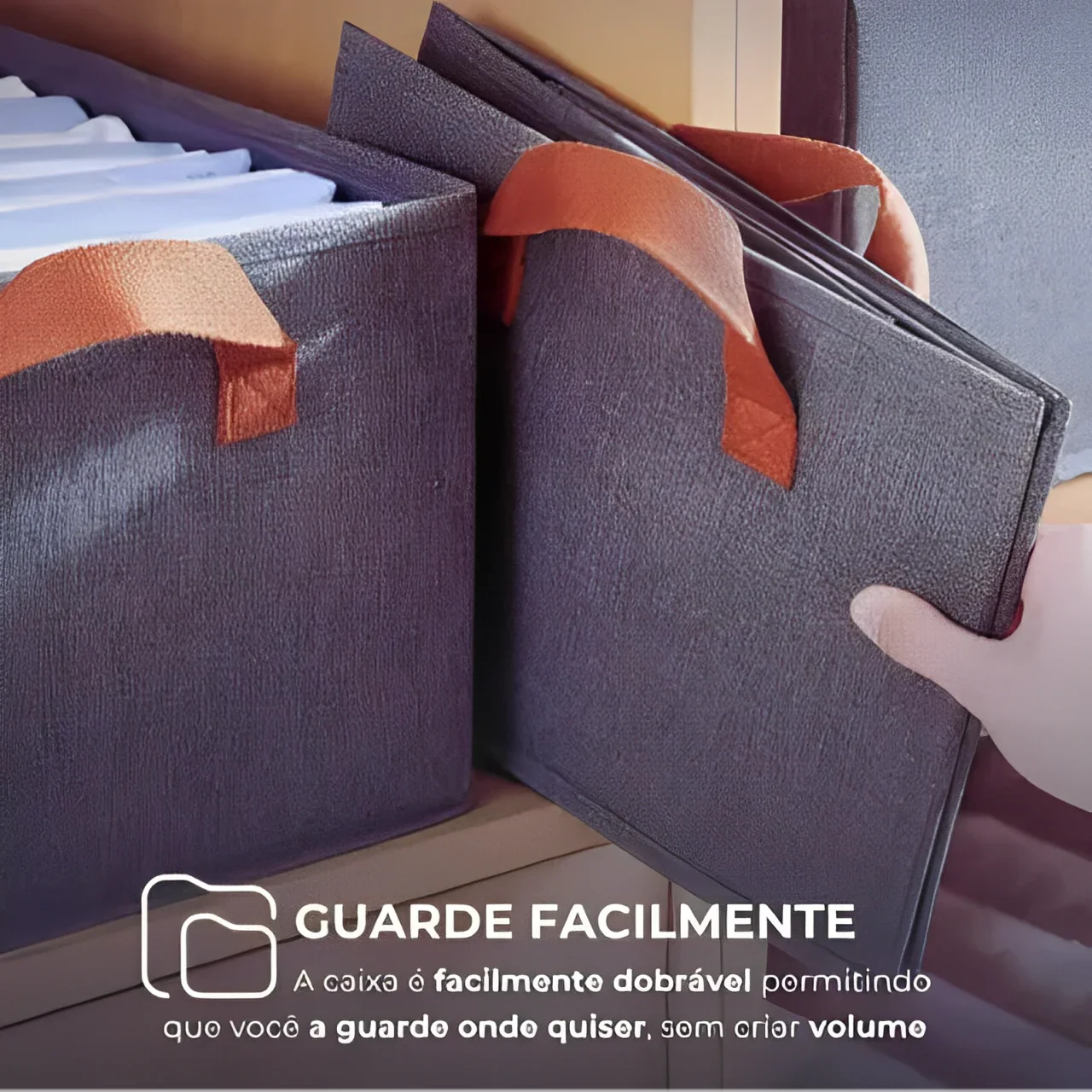 KIT COM 2 Organizador de Roupas Lar Criativo - LEVE 3 ORGANIZADORES PAGUE APENAS 2 SOMENTE HOJE