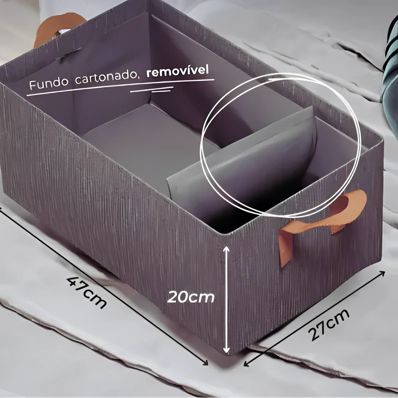 KIT COM 2 Organizador de Roupas Lar Criativo - LEVE 3 ORGANIZADORES PAGUE APENAS 2 SOMENTE HOJE