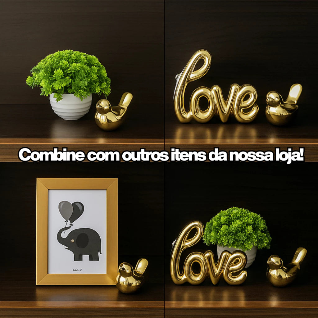 Decoração de Casal de Passarinhos