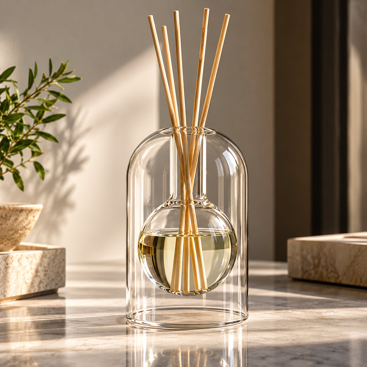 Sfera — Difusor de Aromas em Vidro com Design Escultural