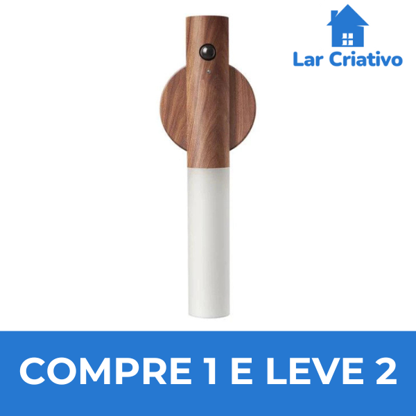 Luminária Elegante de Madeira – Edição Única Lar Criativo: Compre 1 e Leve 2”