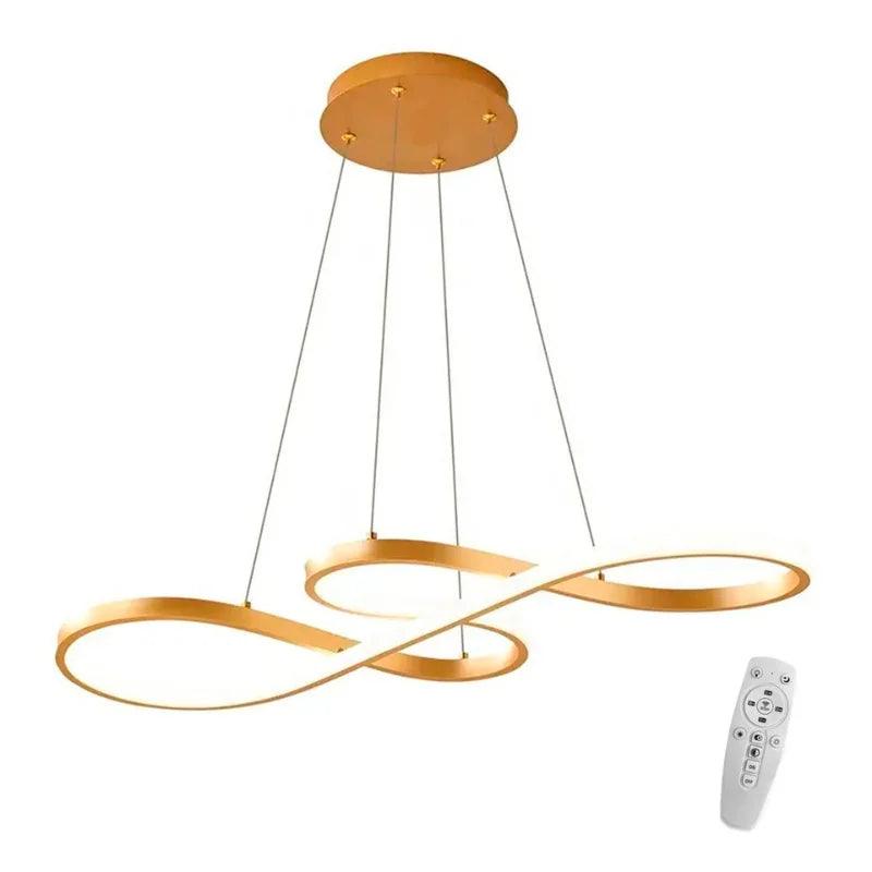 Lustre Luxo Led Pendente Infinito