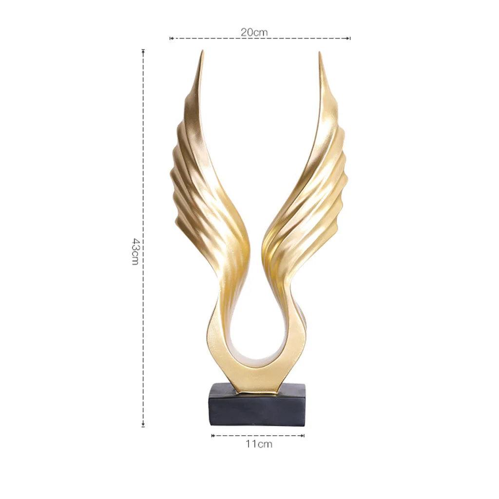 Escultura Decorativa Asa de Anjo