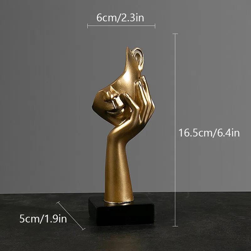 Estatueta Decorativa Abstrata Moderna