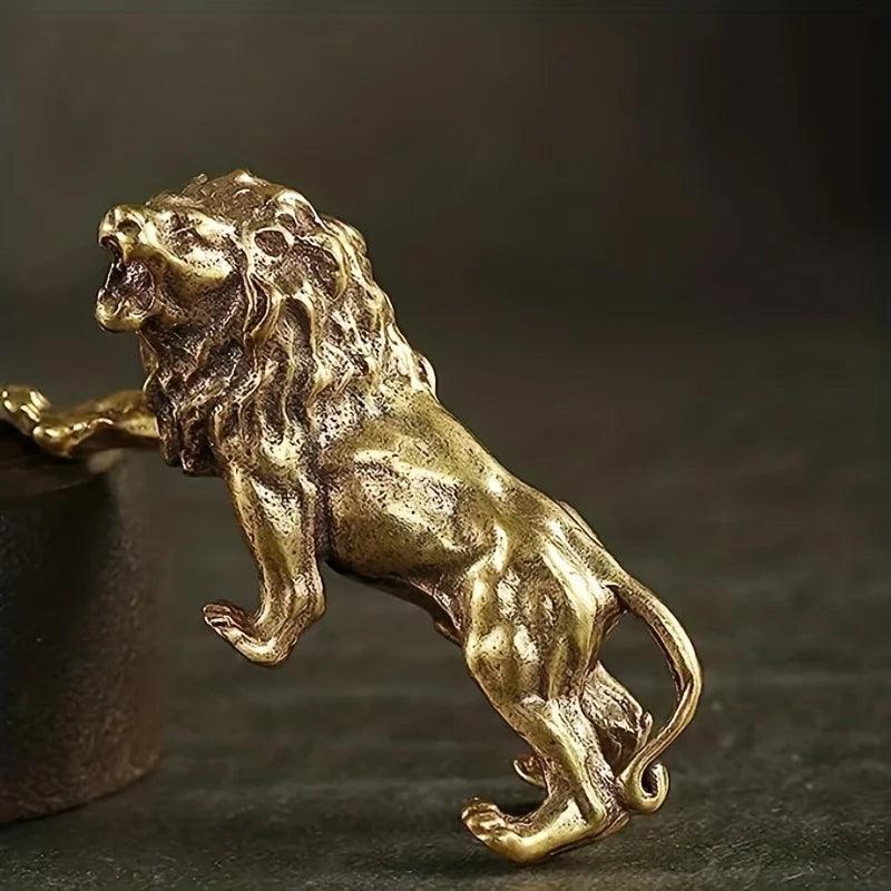 Escultura Decorativa de Leão