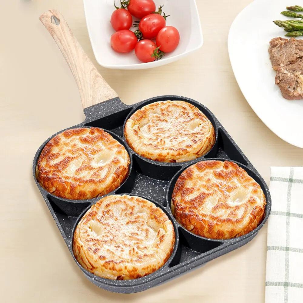 Frigideira Antiaderente 4 em 1 com Divisórias FastCook