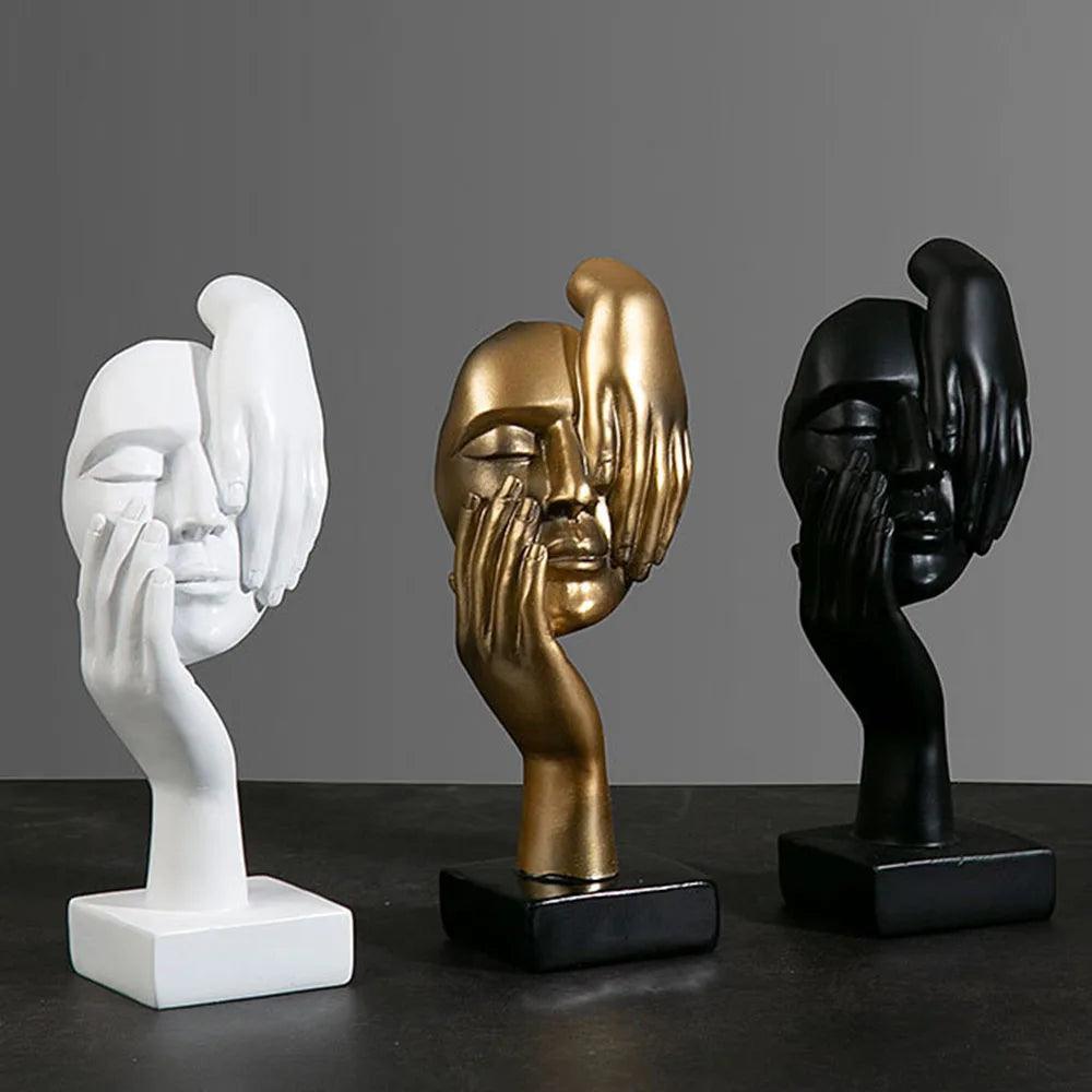 Estatueta Decorativa Abstrata Moderna