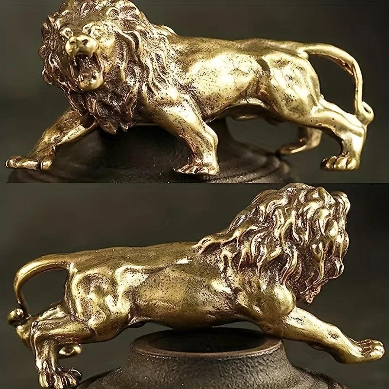 Escultura Decorativa de Leão