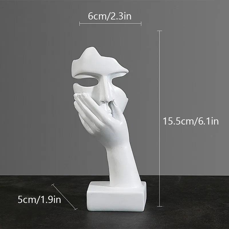 Estatueta Decorativa Abstrata Moderna