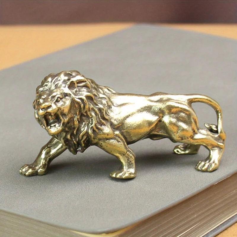 Escultura Decorativa de Leão