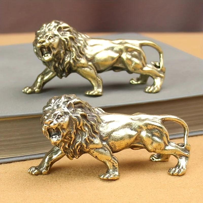 Escultura Decorativa de Leão
