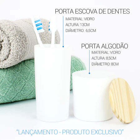 Kit Lavabo Completo - Decore e Organize seu Banheiro!