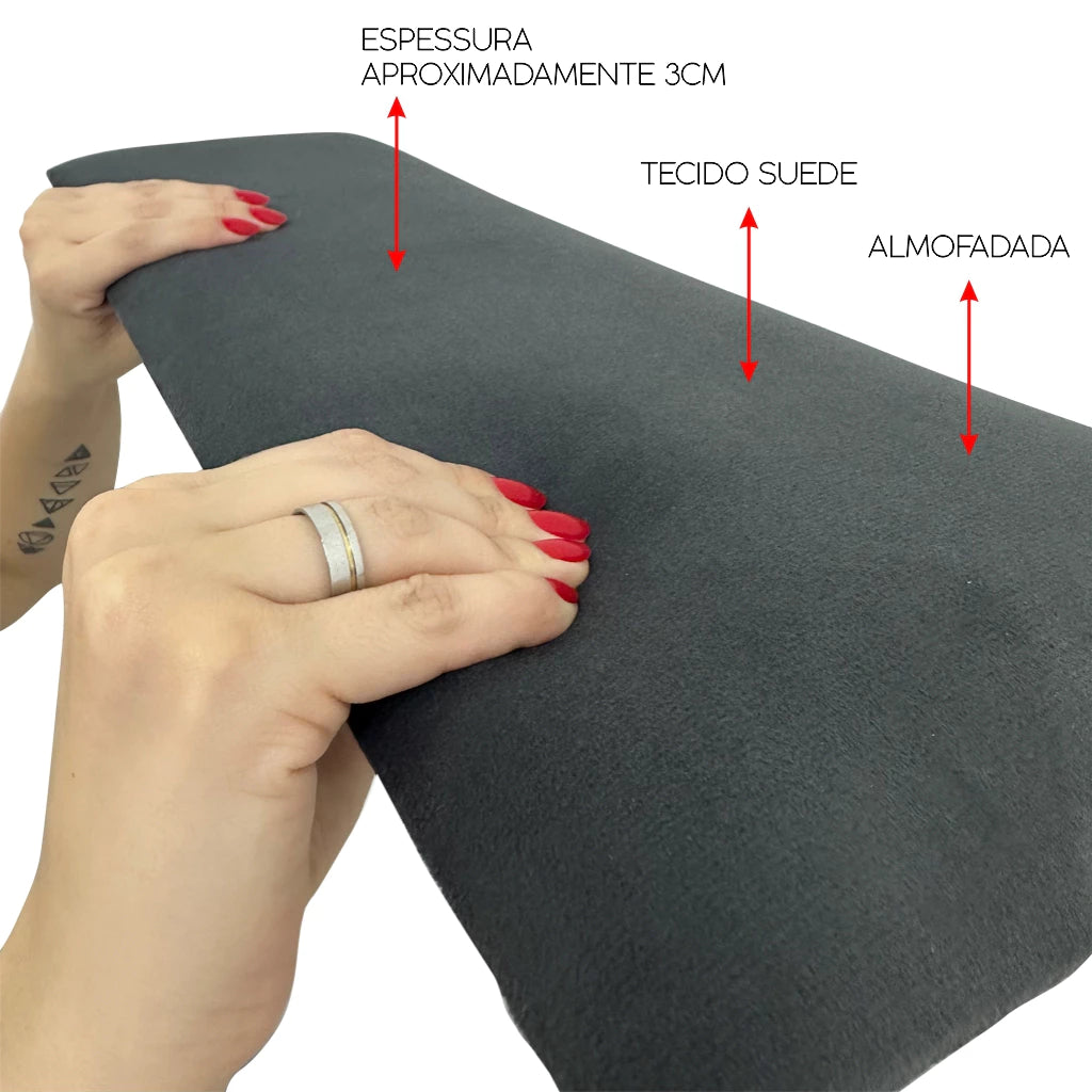 Kit 7 Cabeceiras Estofadas Modulares para Cama Box Casal – Suede Premium | Lar Criativo