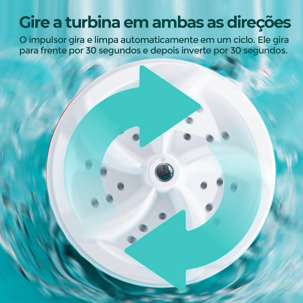 Mini Máquina de Lavar Roupas MiniClean® Prática - Econômica