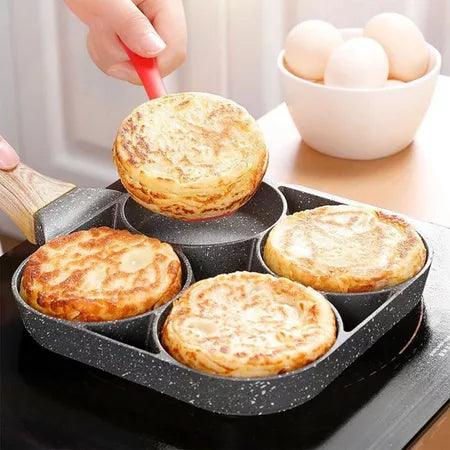 Frigideira Antiaderente 4 em 1 com Divisórias FastCook