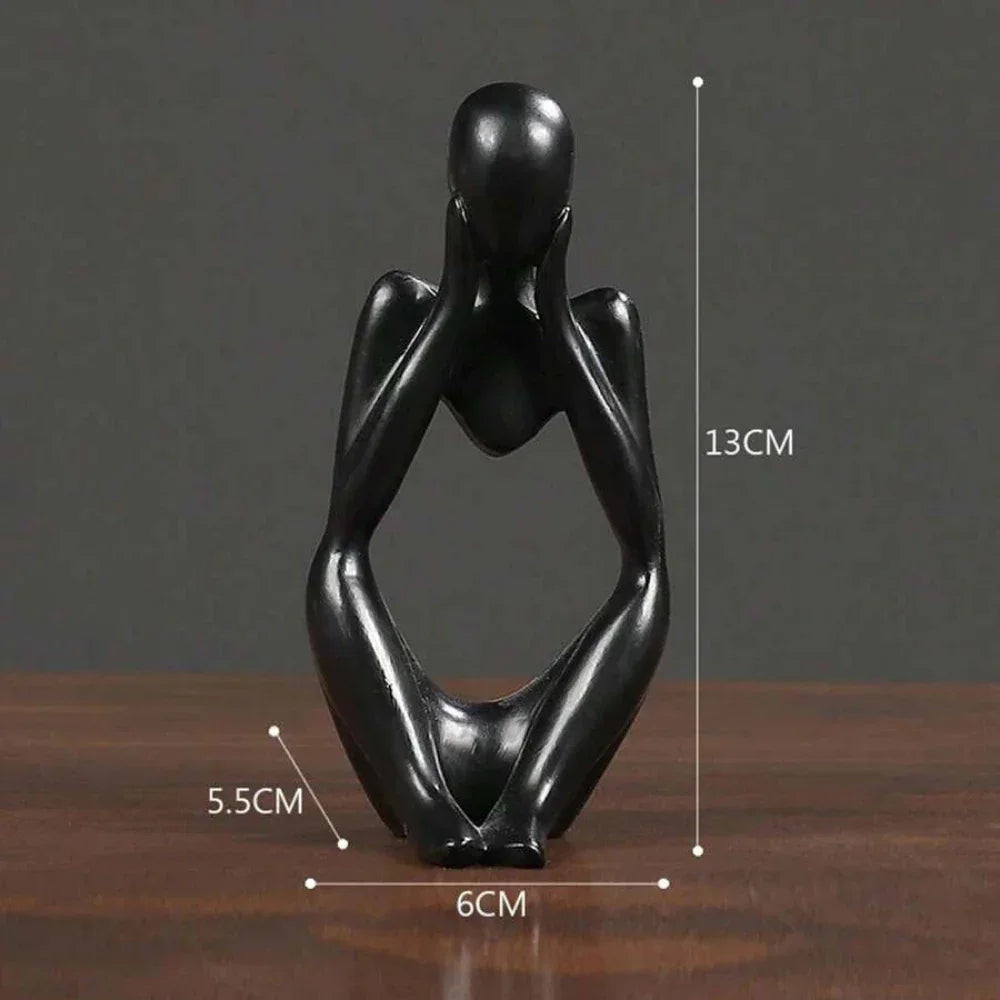 Kit Trio Estatuetas Elegantes – Decoração Moderna para Sala e Quarto | Lar Criativo