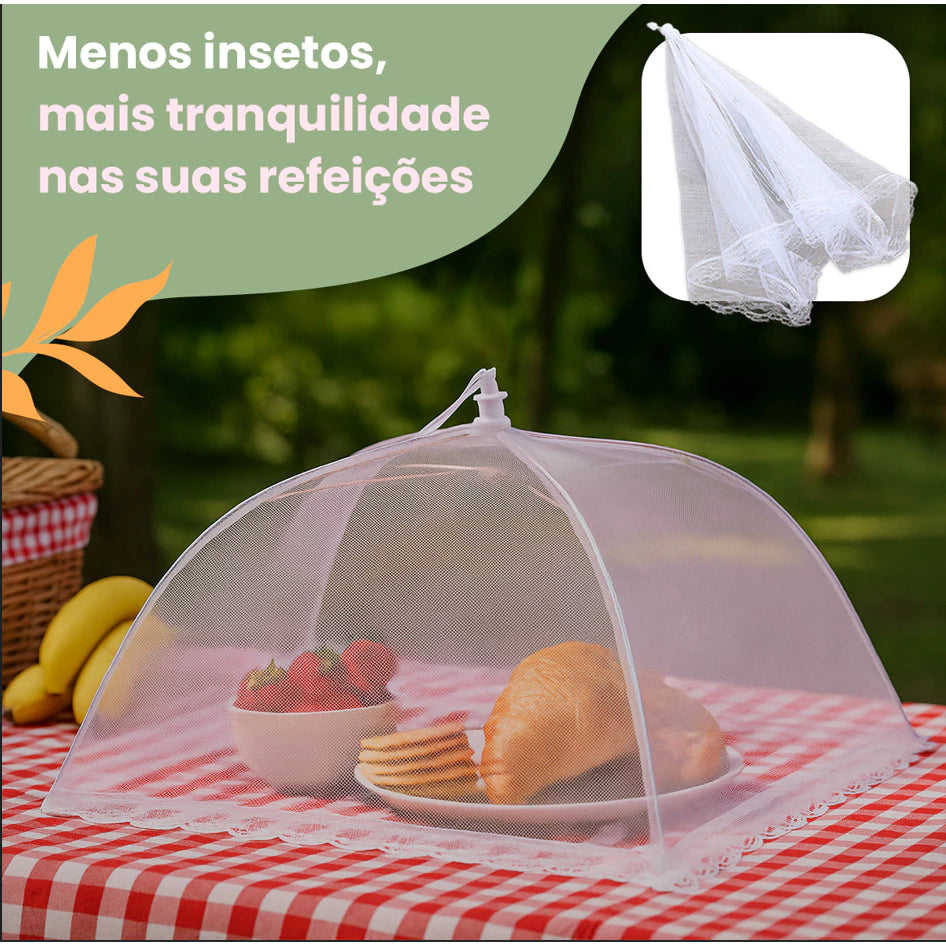 Lar Criativo – Tela Protetora Dobrável: Nunca Mais Moscas na Sua Comida!