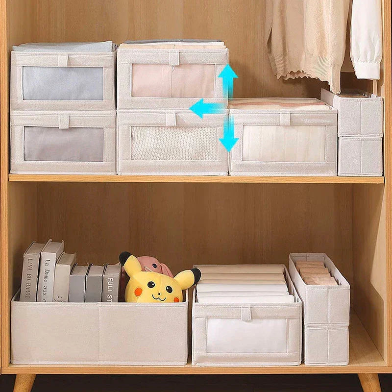 KIT4 Organizador De Guarda-Roupa Dobrável