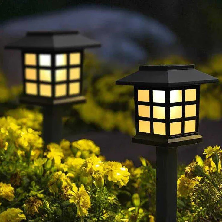 Kit 6 Luminaria Solar Espeto de Jardim