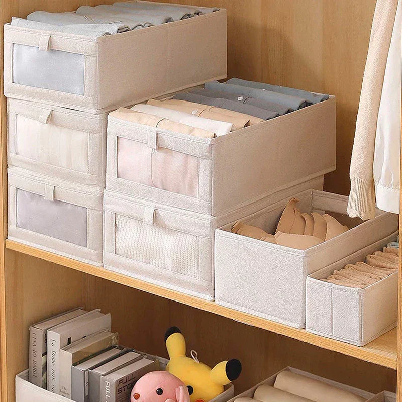 KIT4 Organizador De Guarda-Roupa Dobrável