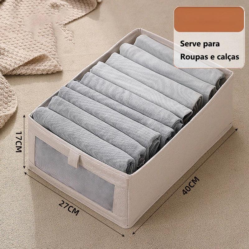 KIT4 Organizador De Guarda-Roupa Dobrável